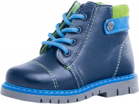 152225-25_20 синий ботинки ясельно-малодетские нат. кожа
