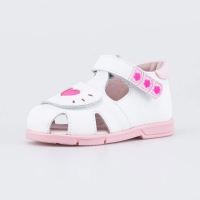 022165-22 бел-роз туфли летние ясельная Нат. кожа